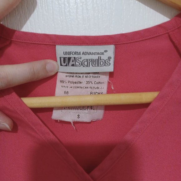 Uniform Advantage Pink Scrub Top - Picture 5 of 9